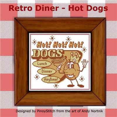 (image for) Retro Diner Food - Hot Dog